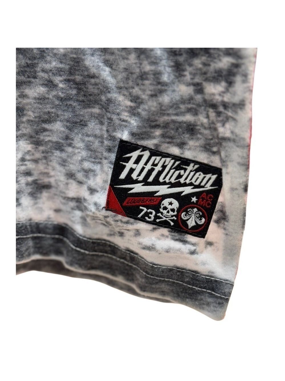 Affliction Men's American Customs 1973 Graphic Tee Shirt Size Large